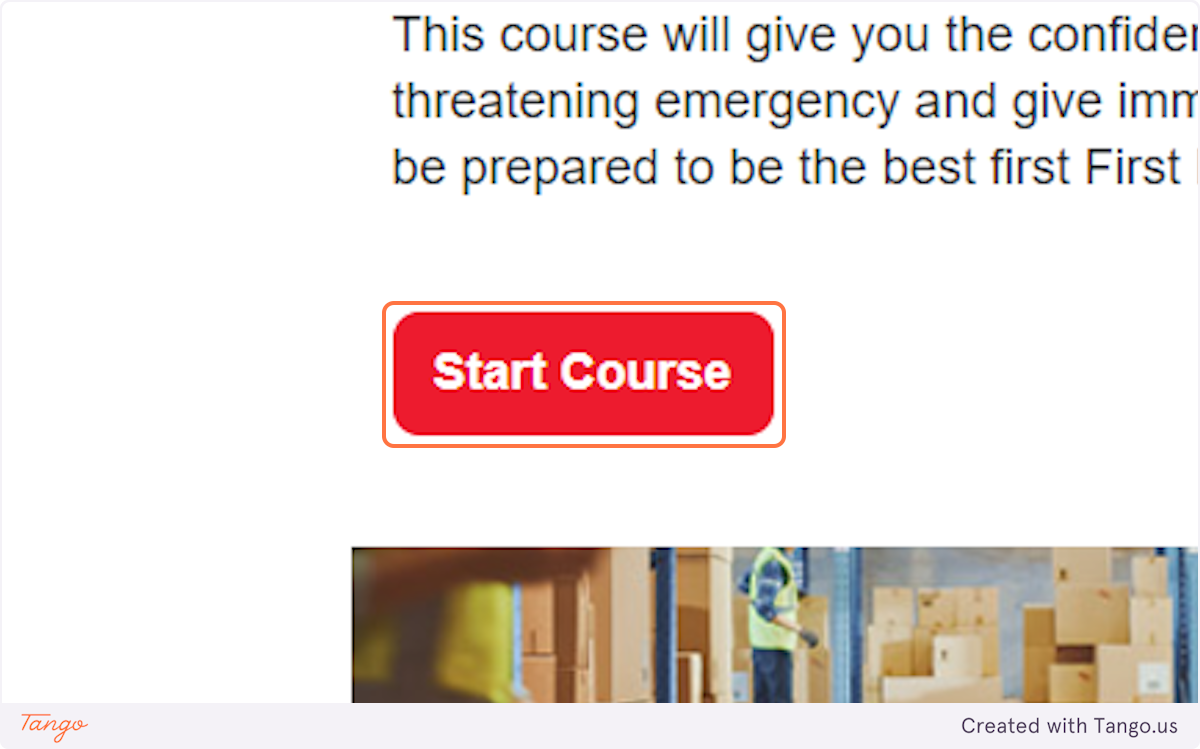 Click on Start Course