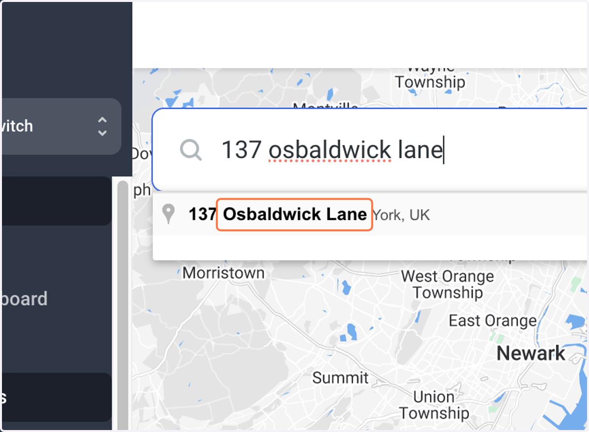 Click on Osbaldwick Lane