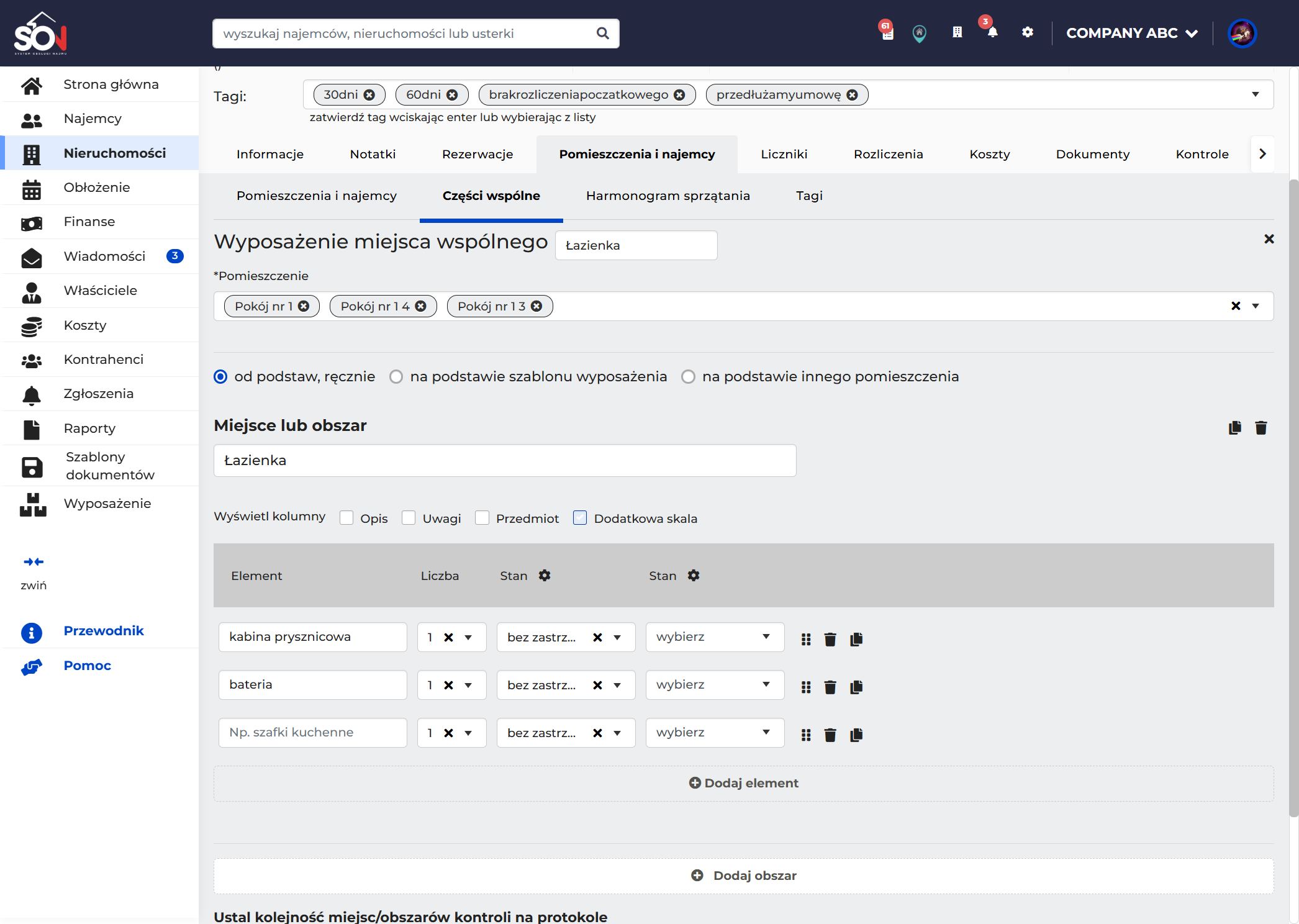 Możesz zwiększyć liczbę kolumn, aby dodać więcej informacji
