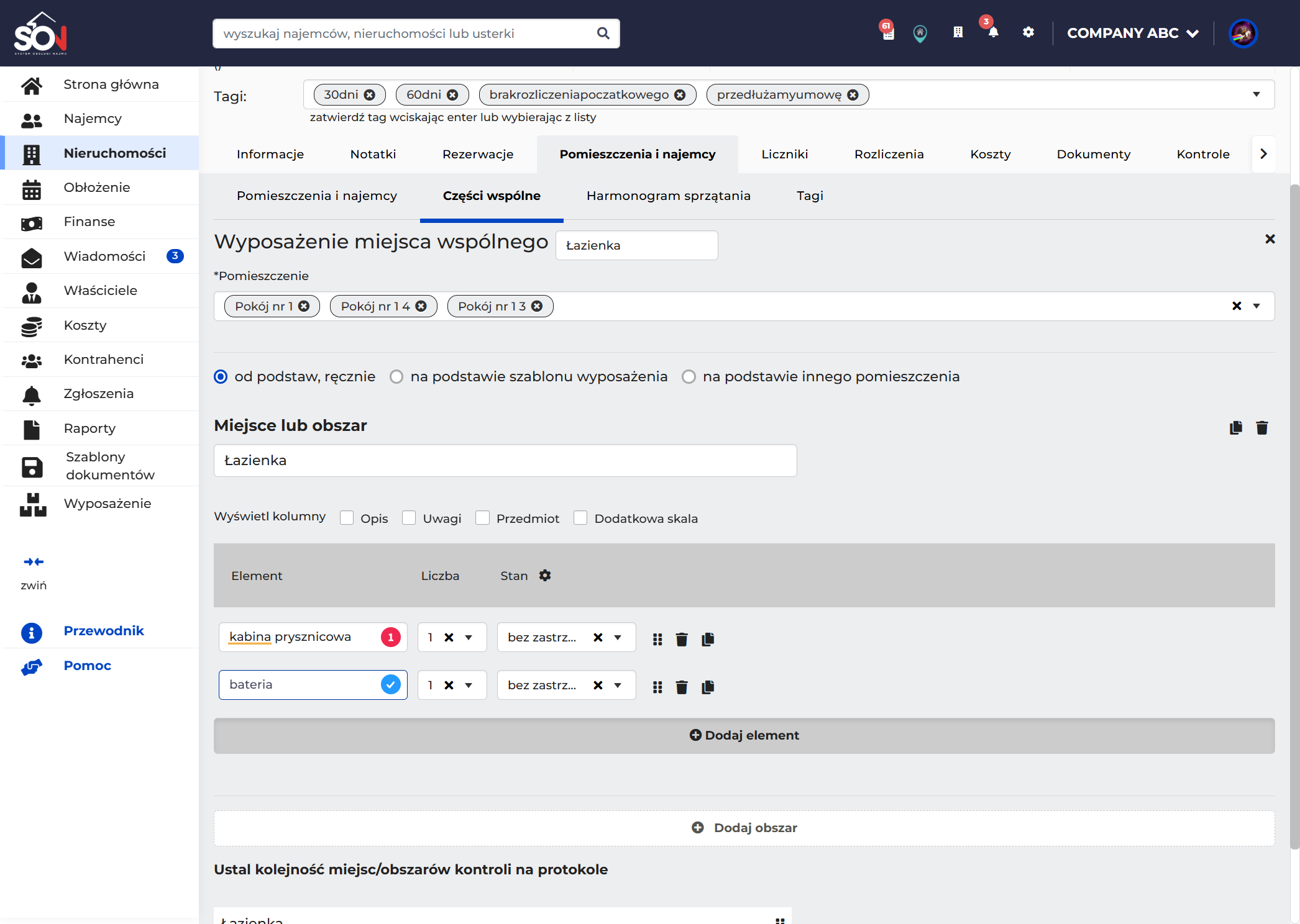 Dodaj kolejne elementy
