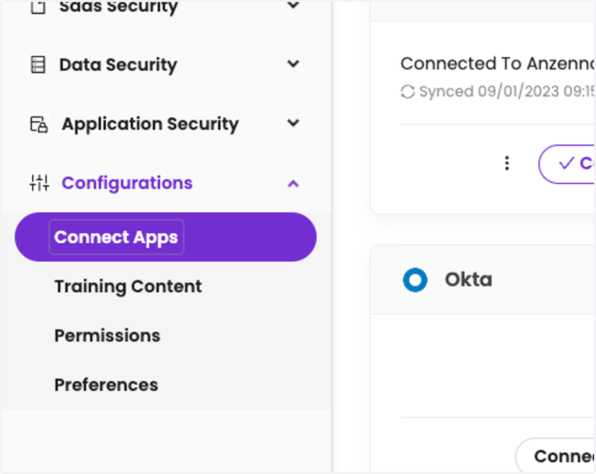 Click on Connect Apps