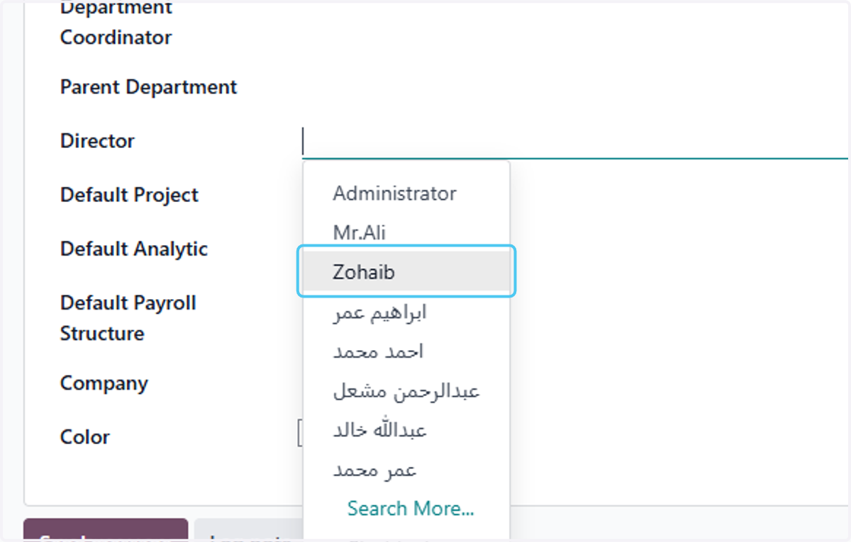 Click on Zohaib