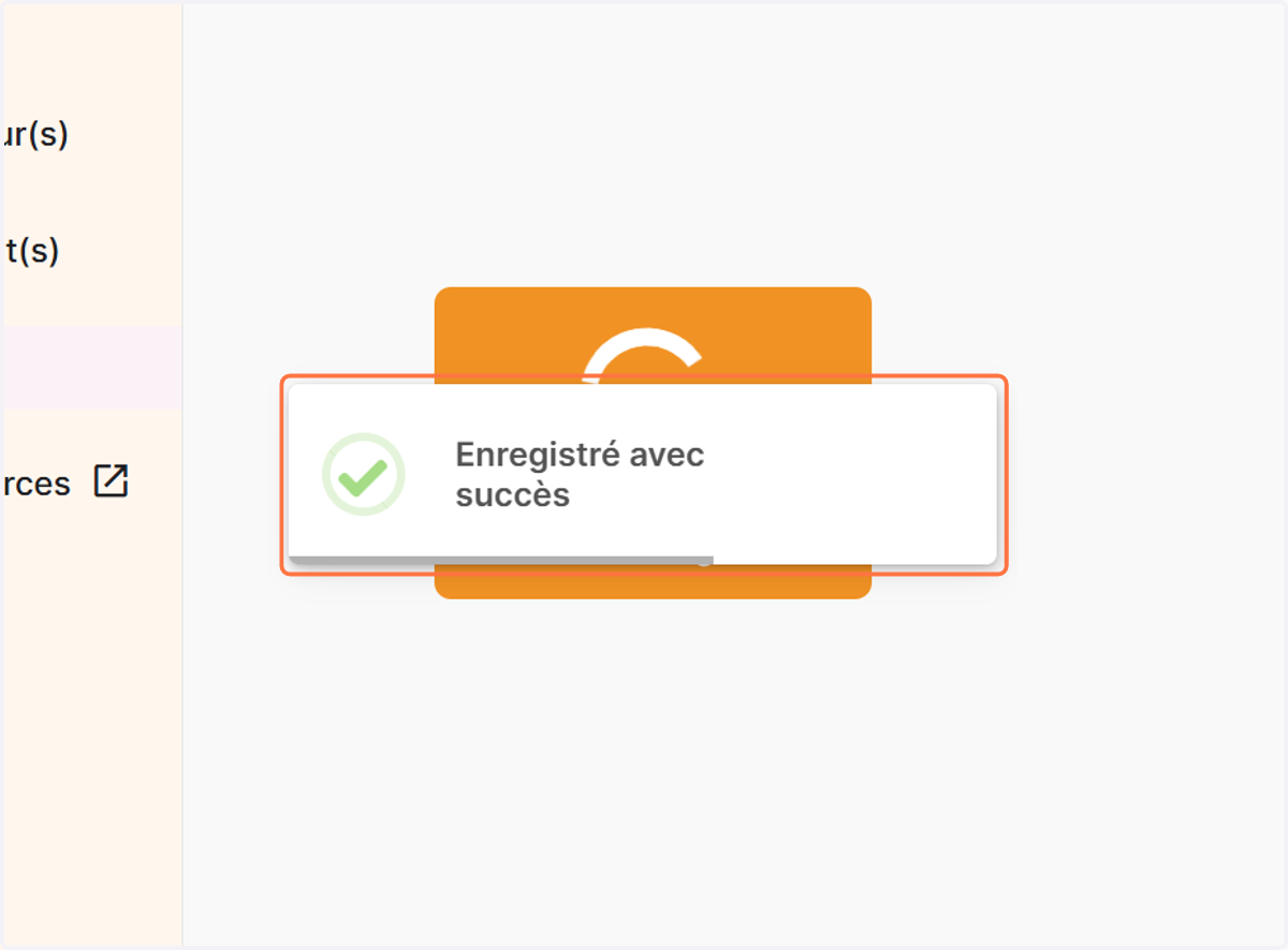Votre demande a été enregistrée avec succès