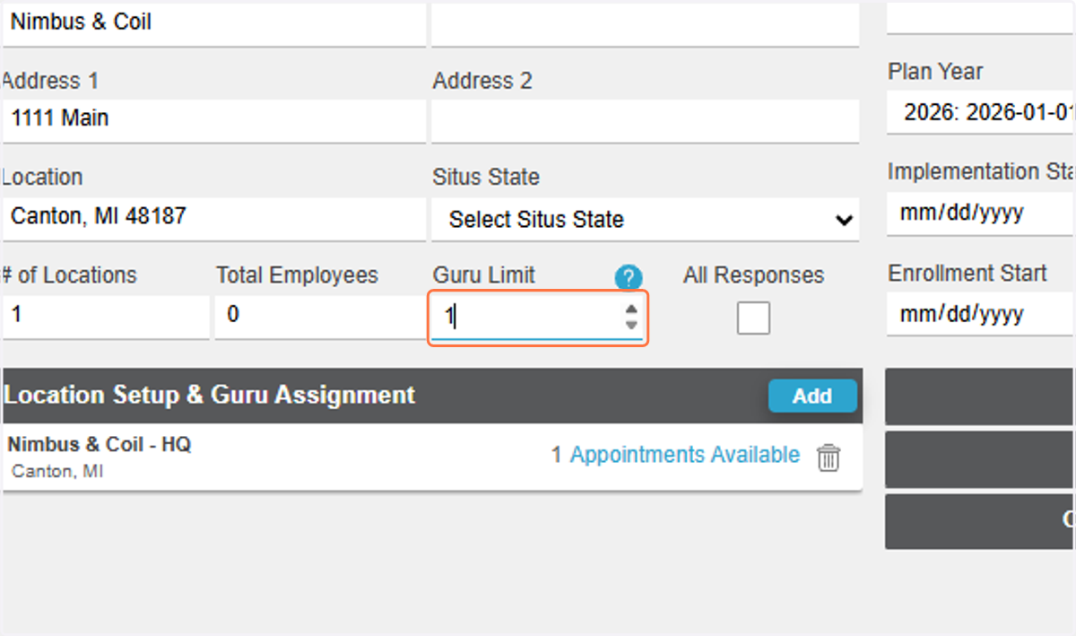 Select Guru Limit