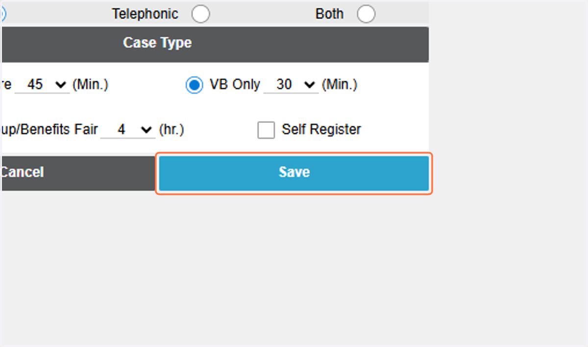 Click on Save