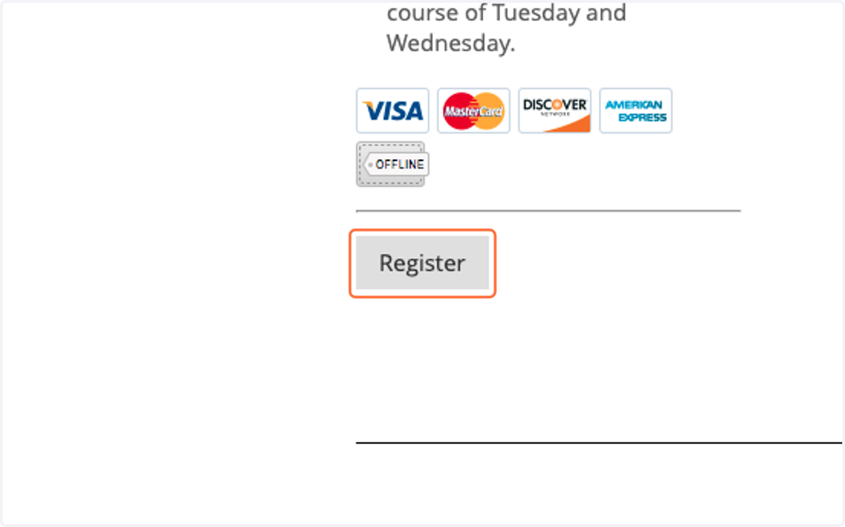 Click on Register