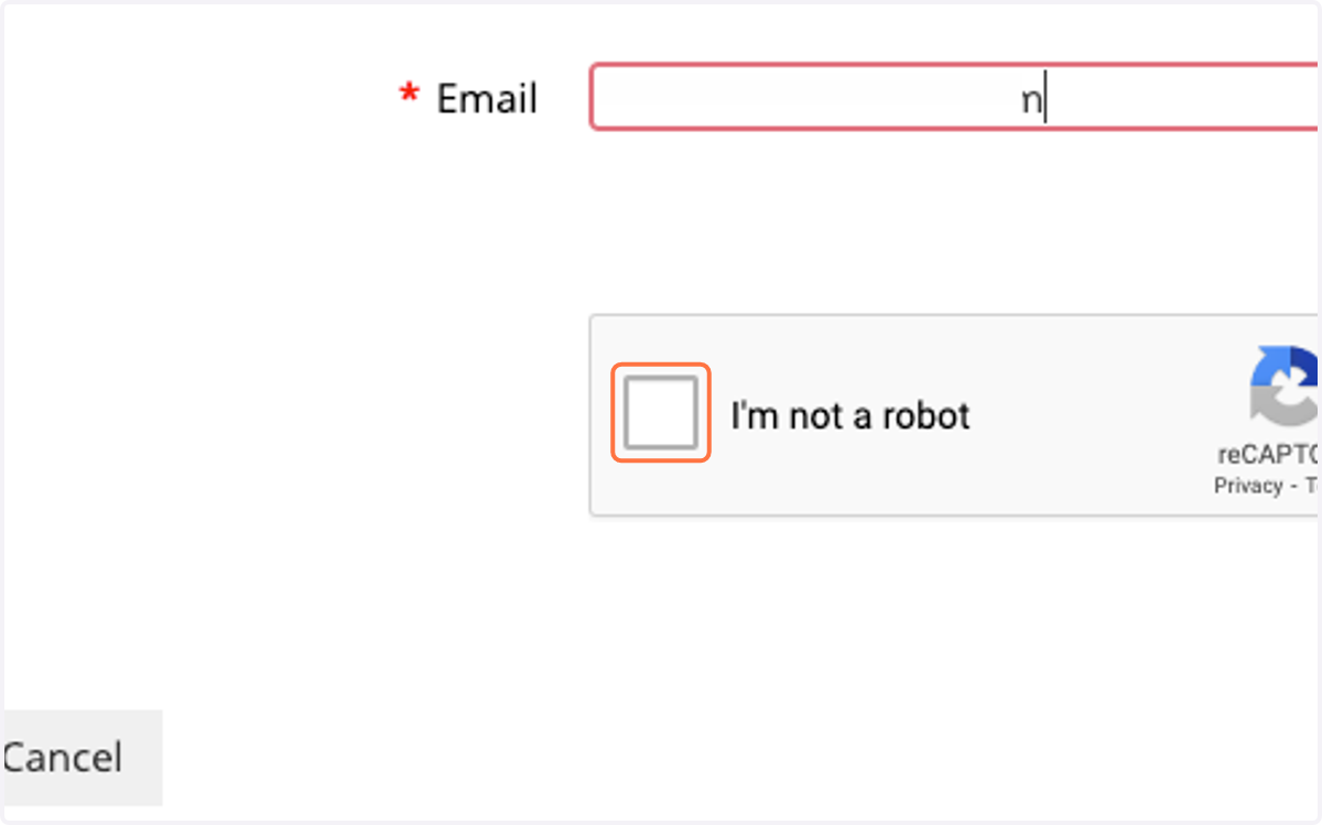 Click on I'm not a robot