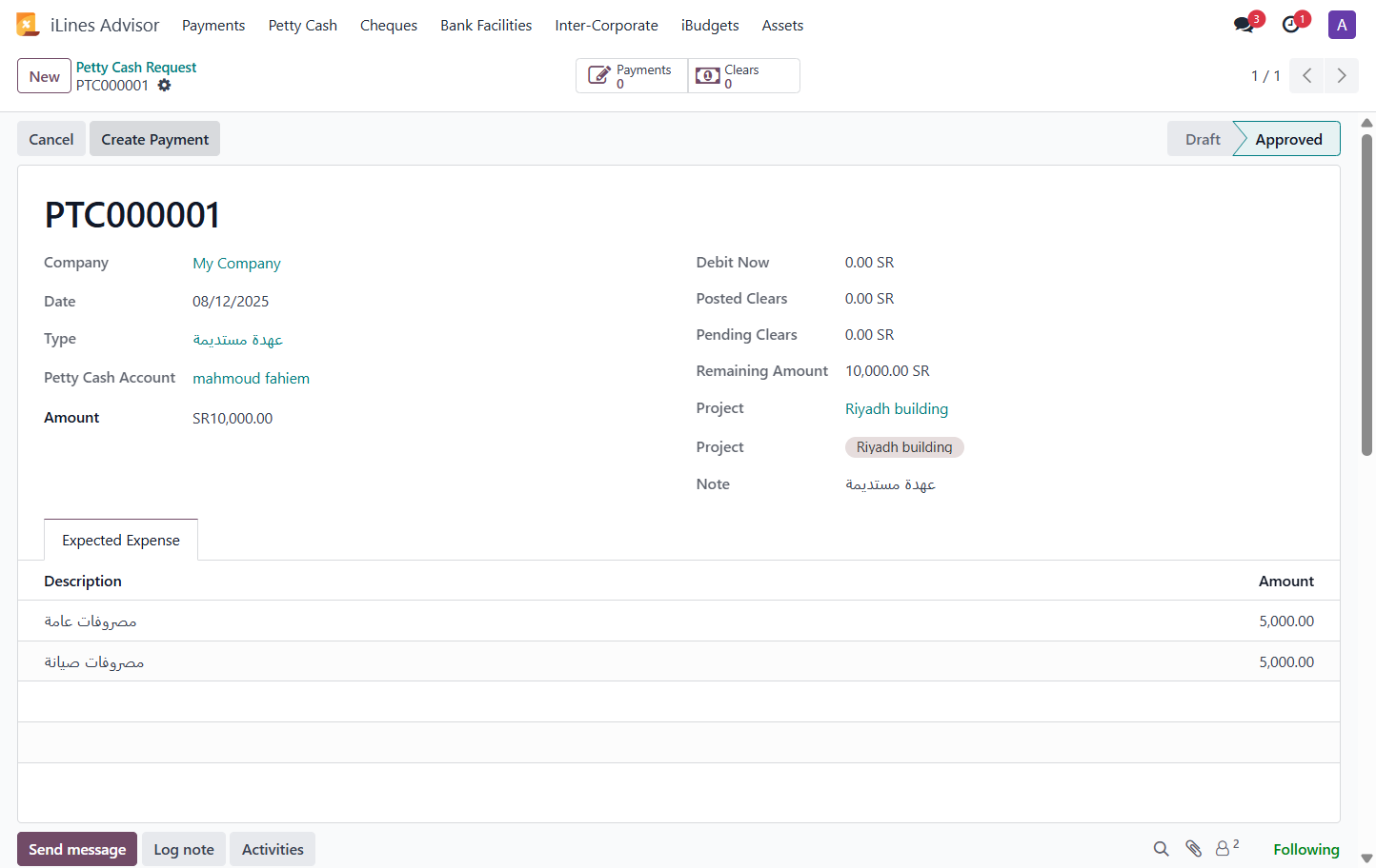 Click on Create Payment