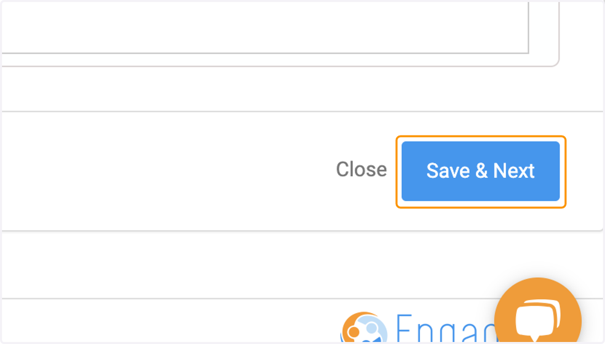 Click on Save & Next