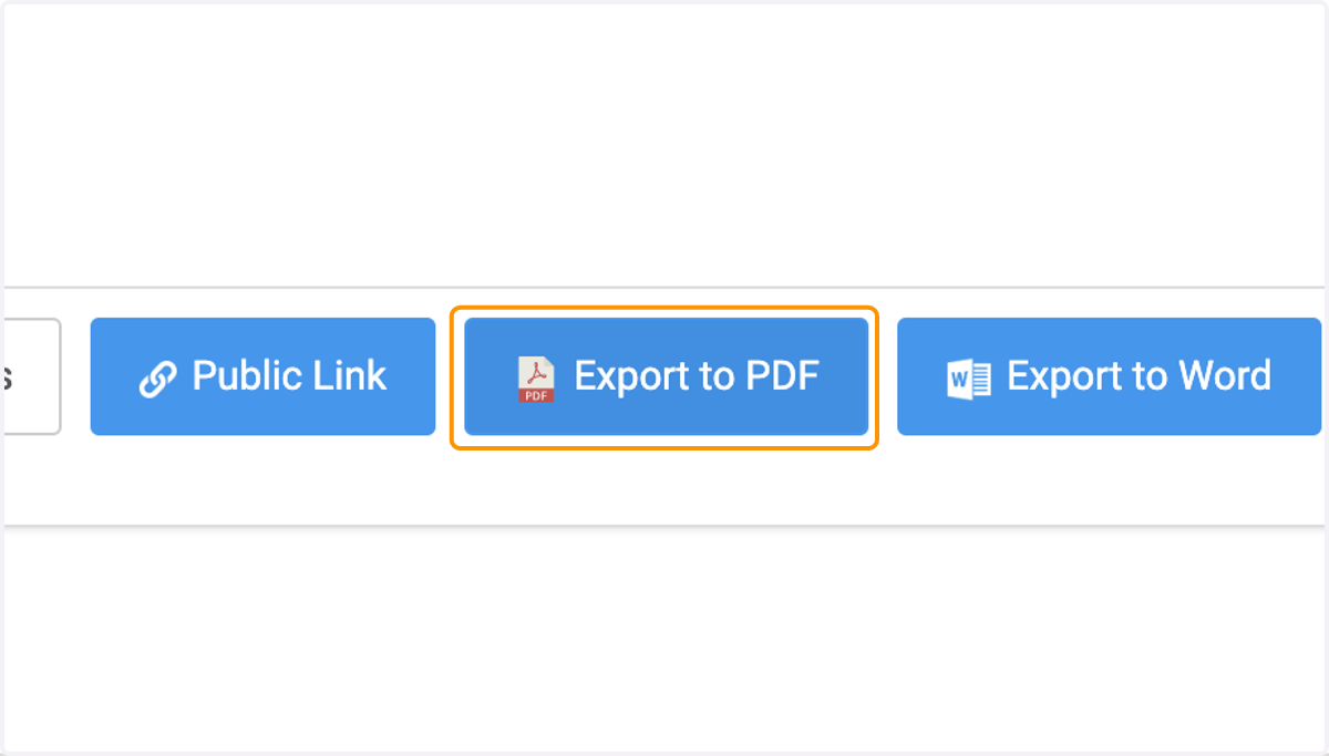 Export to PDF