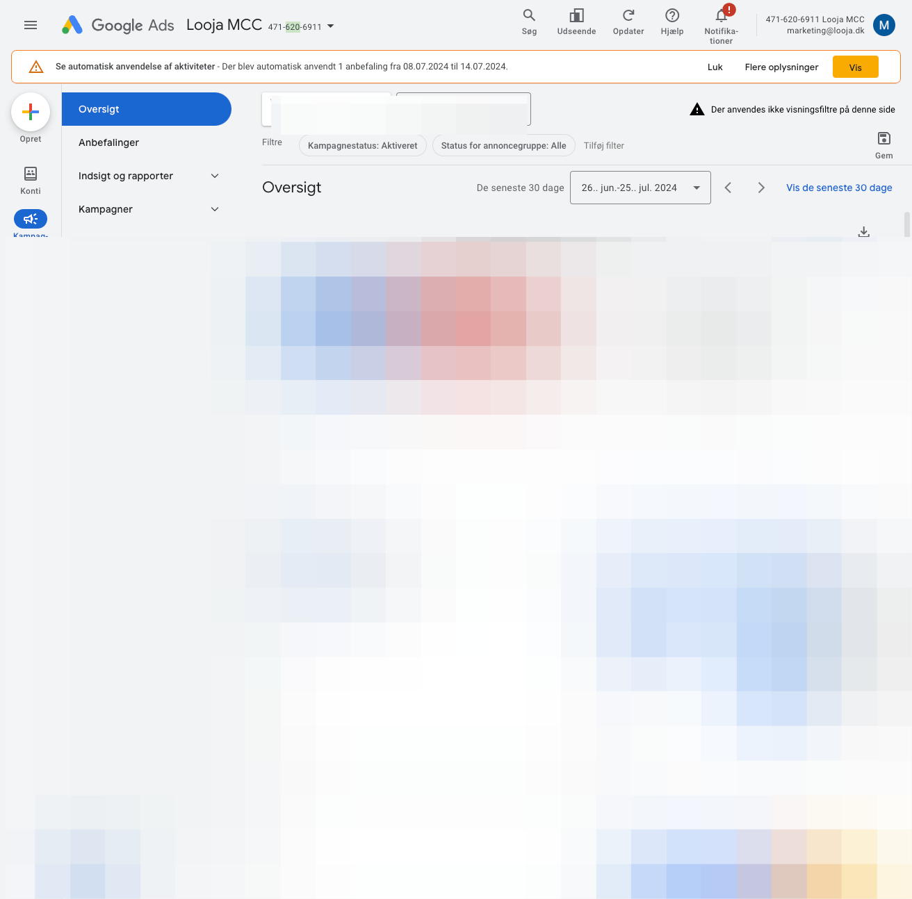 Navigate and select the Google Ads account to which access is to be granted - Copy your Google Ads ID at the top right [xxx-xxx-xxxx]
