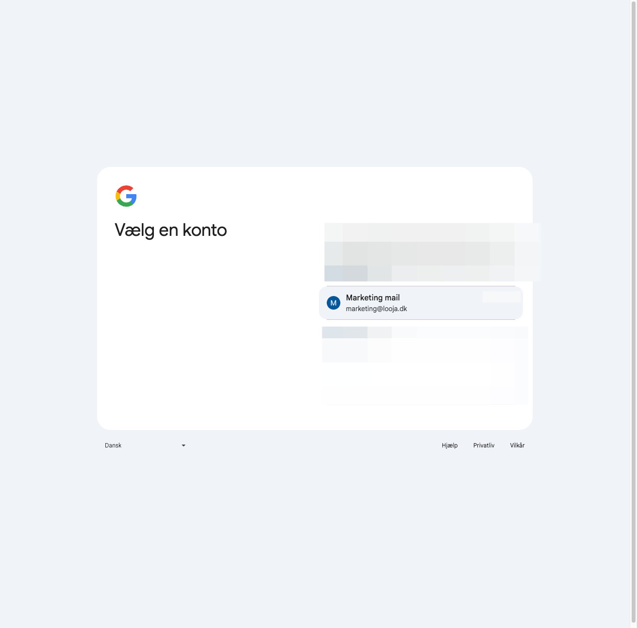 Log in with the account that owns your Google ads