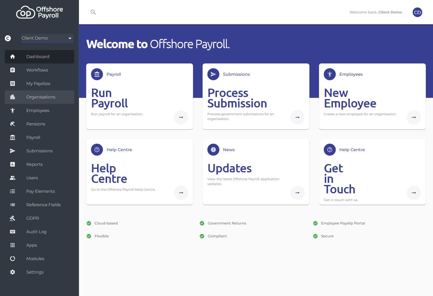 Click on Organisations