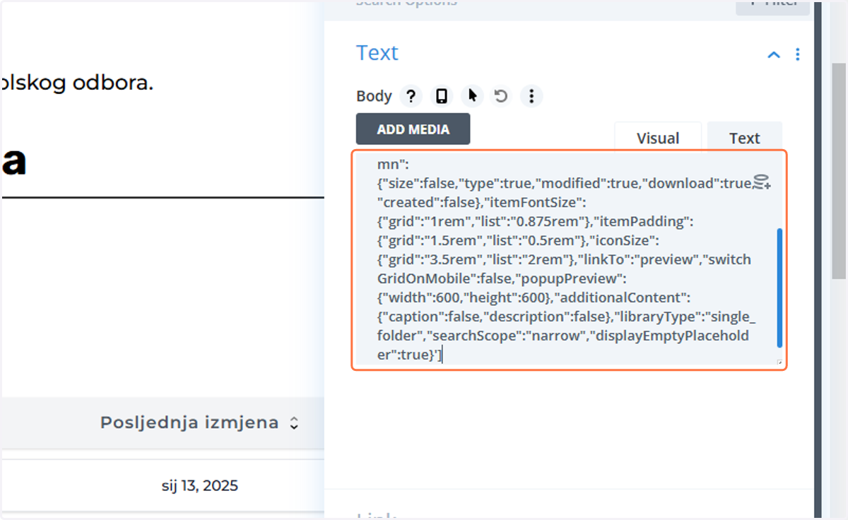Zalijepiti kopirani link