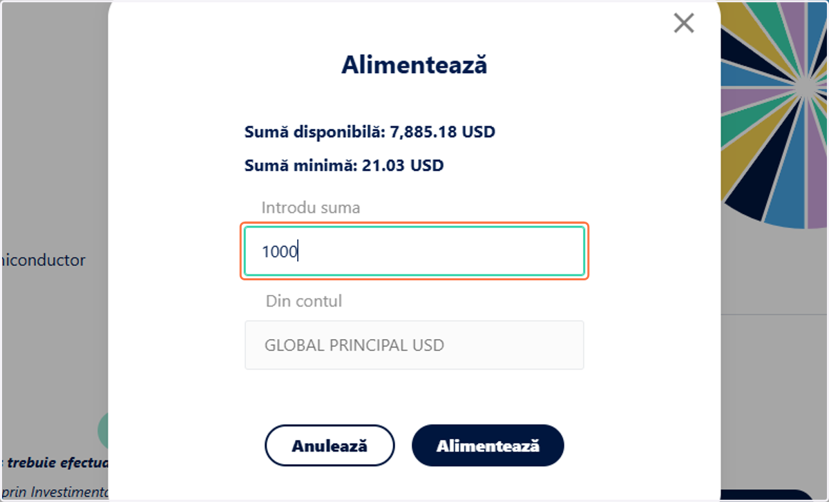 Introdu suma dorita