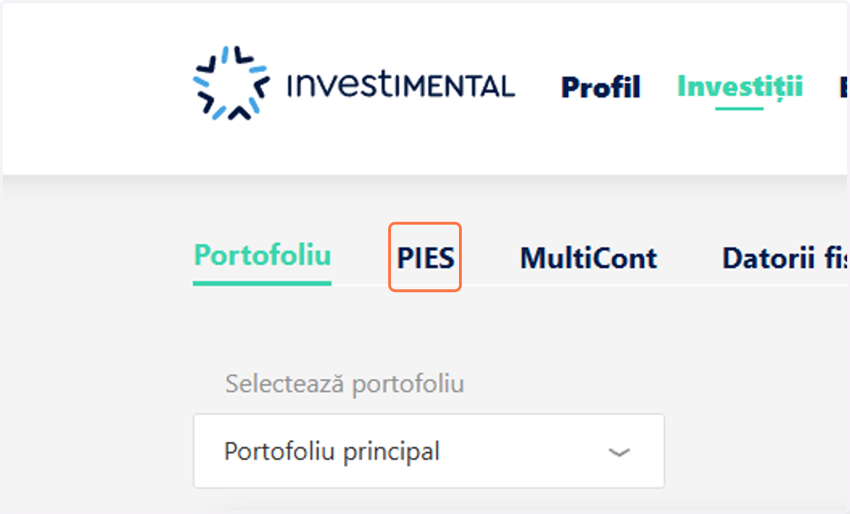 Click pe PIES