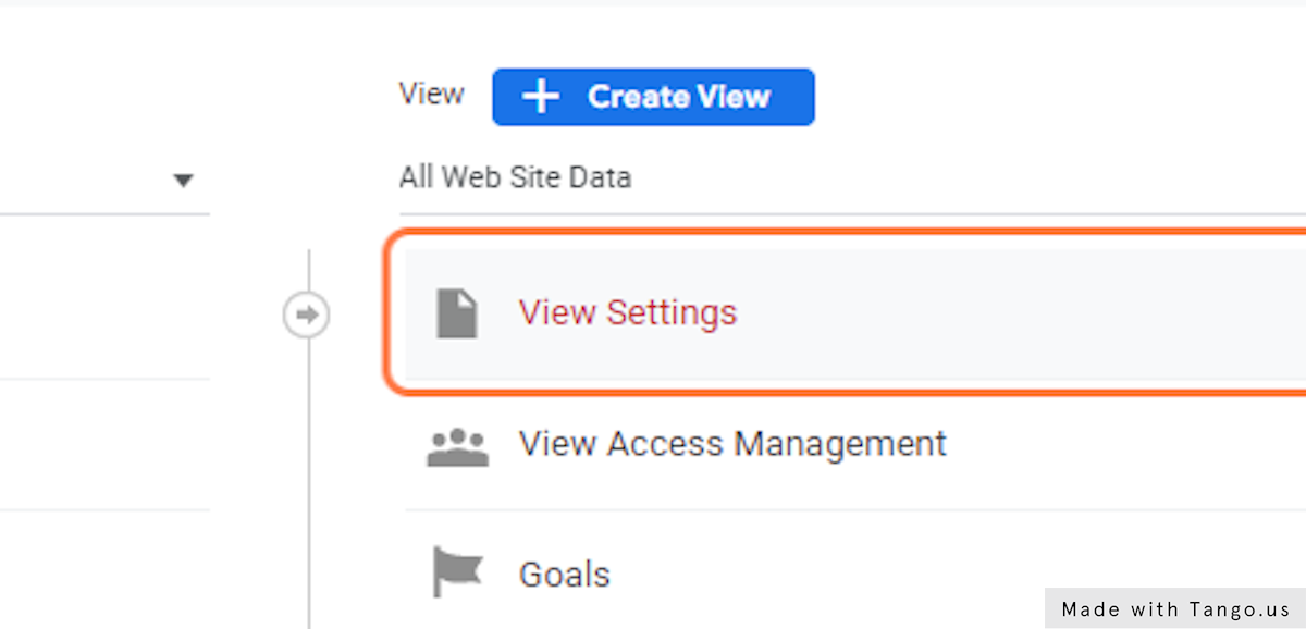 Click on "View Settings"