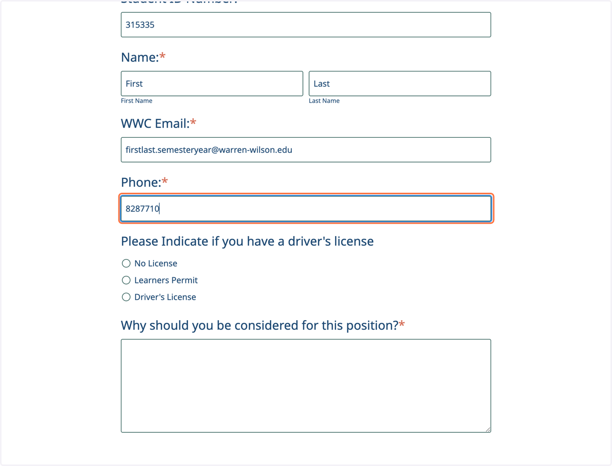 Don't forget to add your contact phone number!