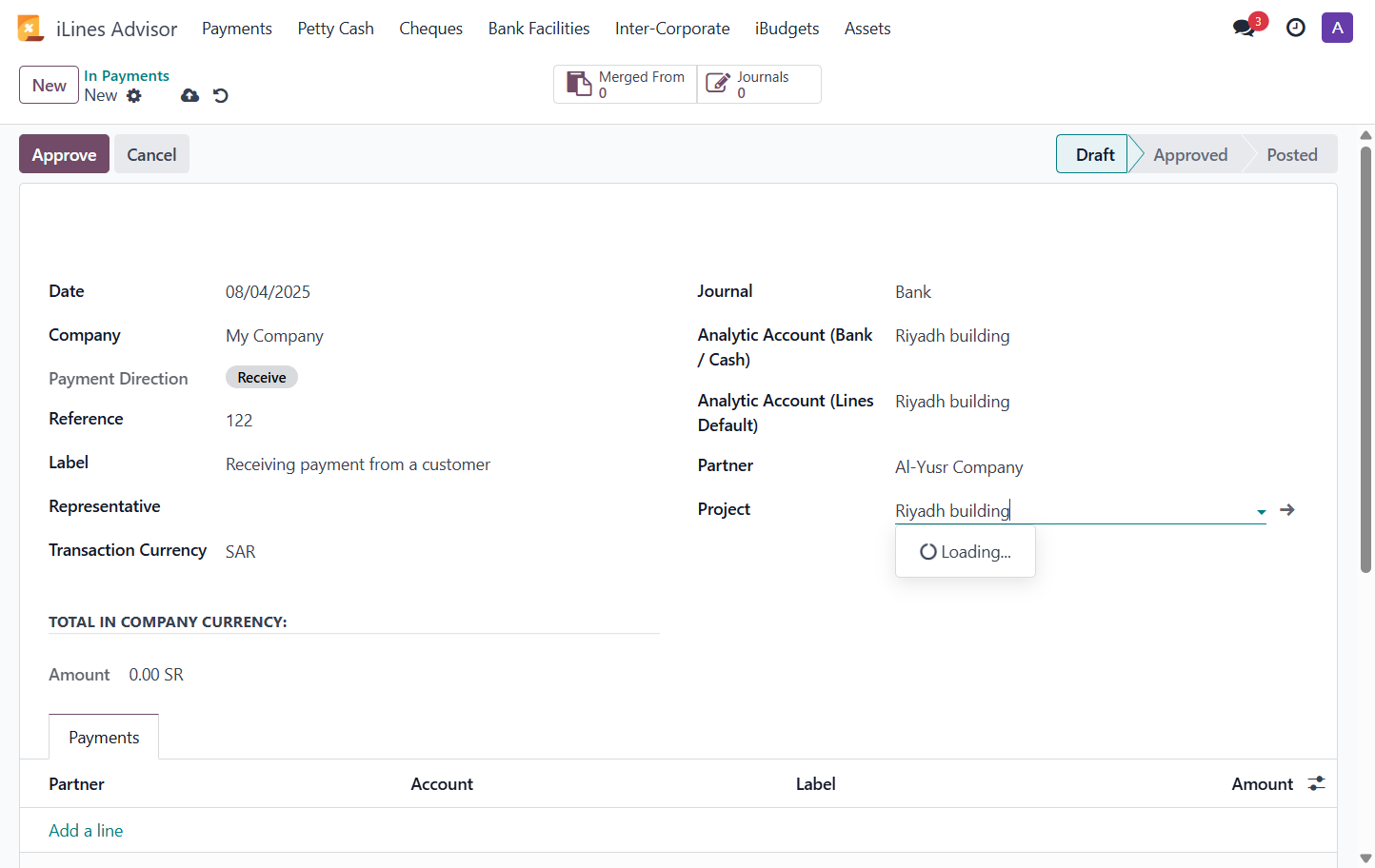 Add journal, customer, and analytics data
