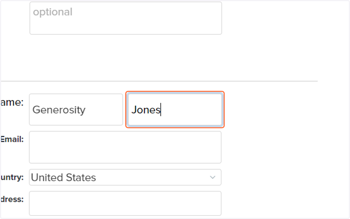 Enter your last name