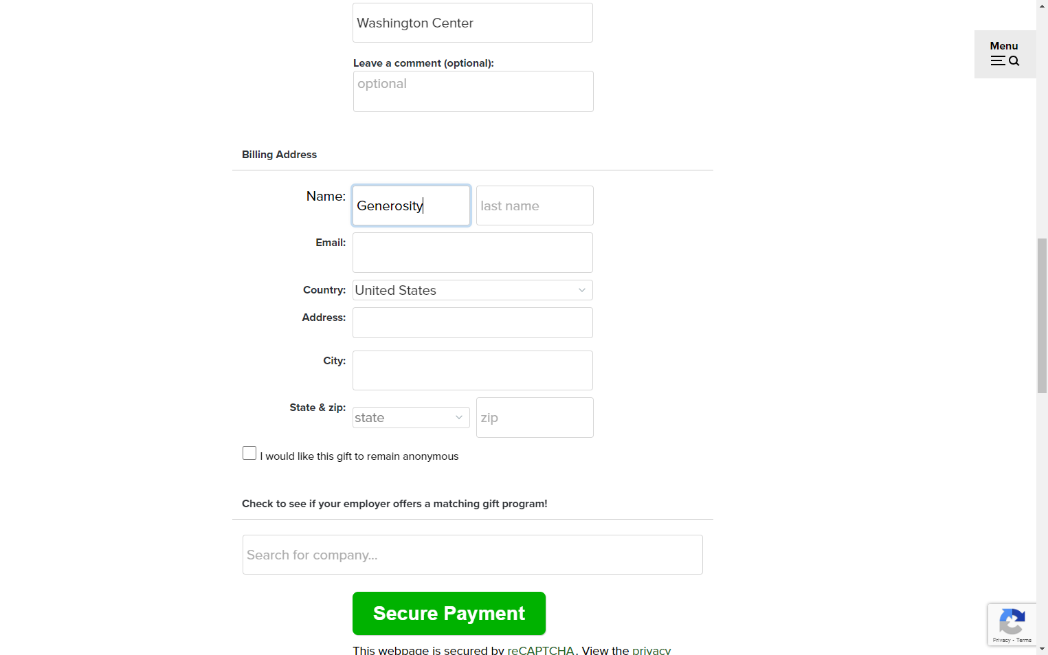 Enter your first name