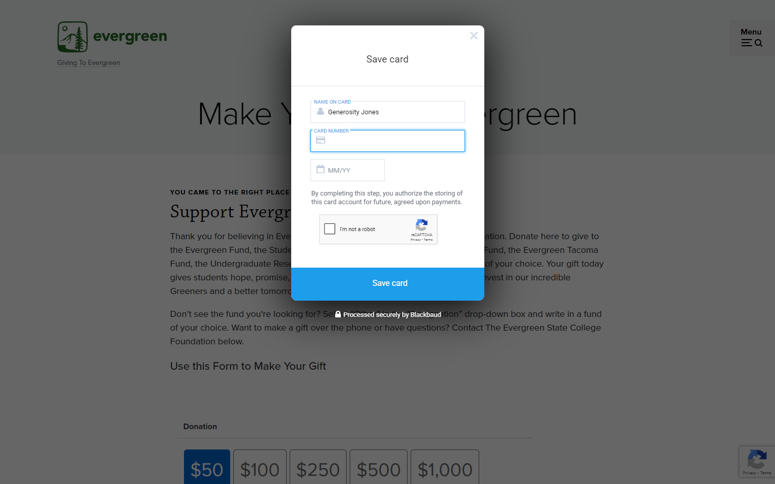 Enter your payment information in our secure system.
