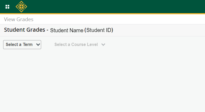 View Grades Screen