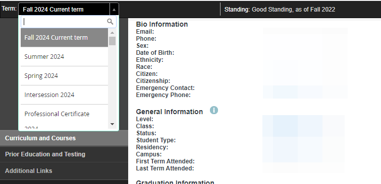 Term Selection