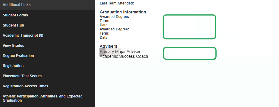 Degree Evaluation