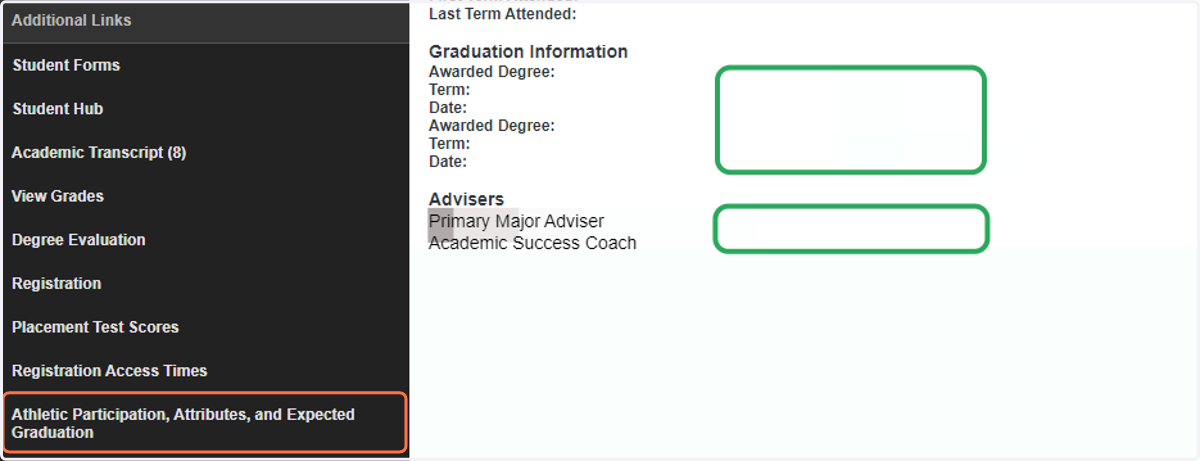 Athletic Participation, Attributes, and Expected Graduation