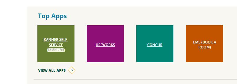 Click on BANNER SELF-SERVICE (STUDENT)