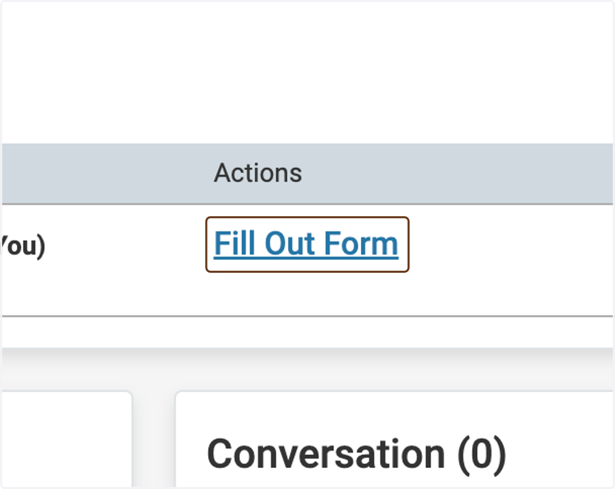 Click on Fill Out Form next to Special Committee - Voting Form