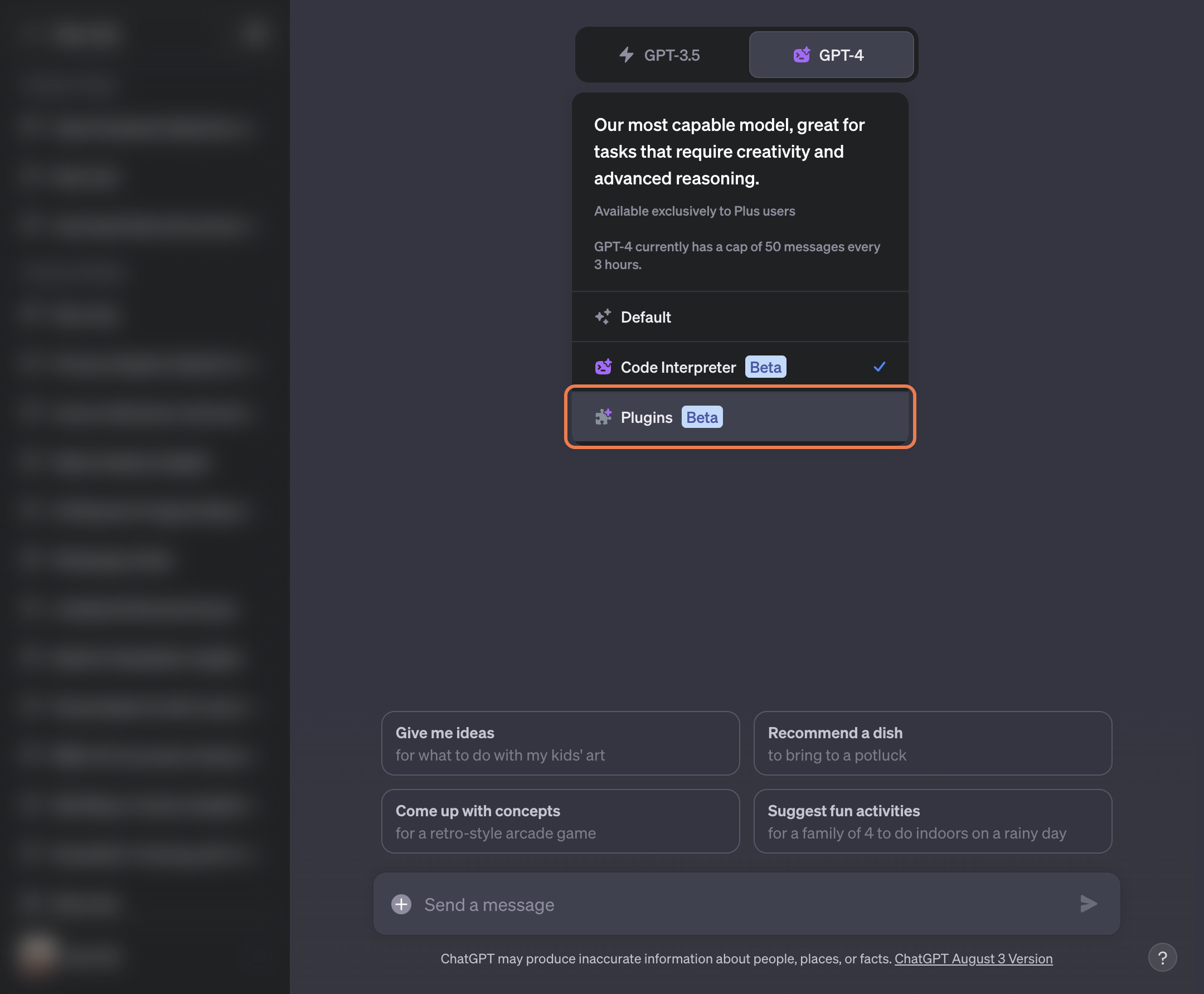 Click on Plugins…