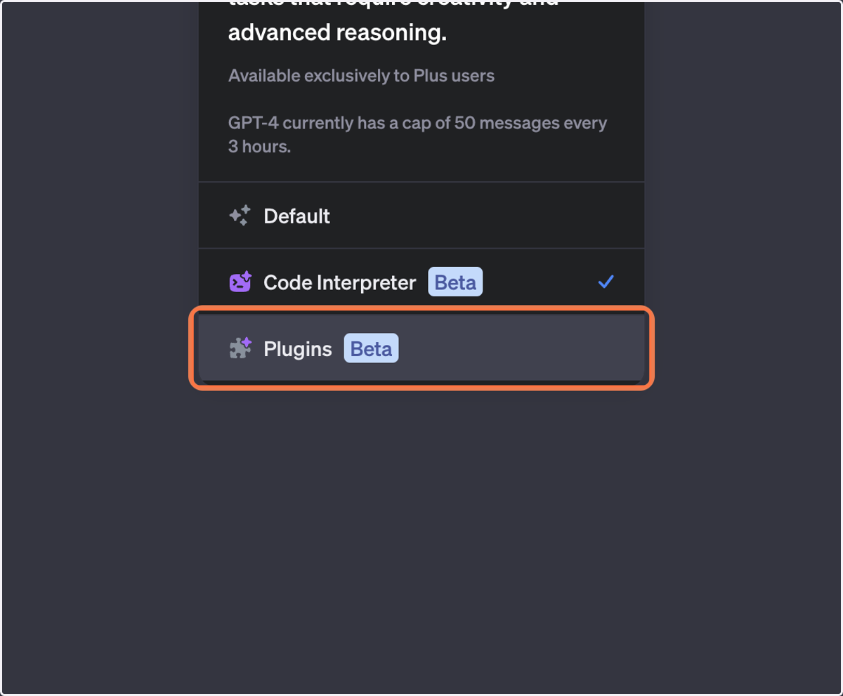 Click on Plugins…