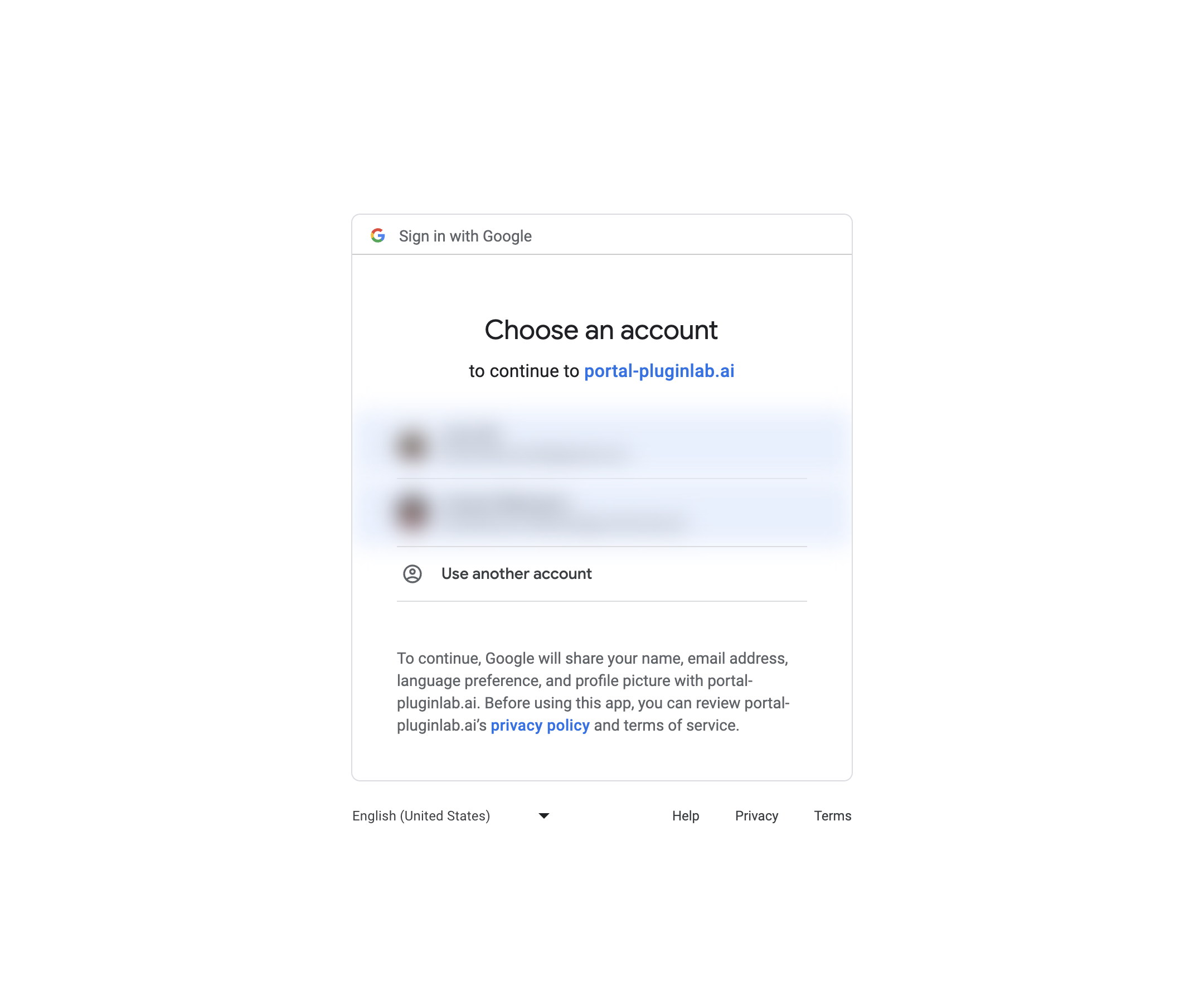 Click on your account...