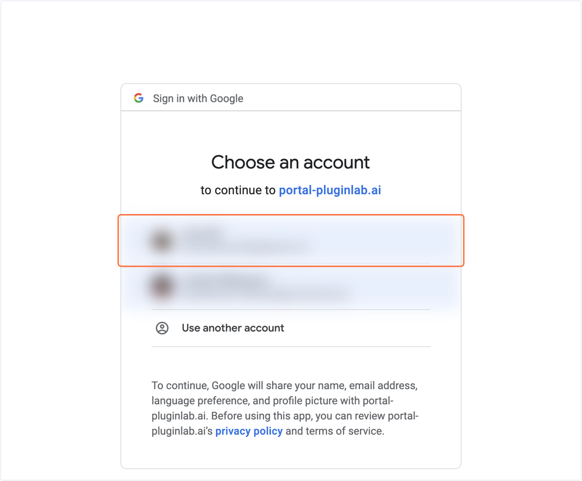 Click on your account...