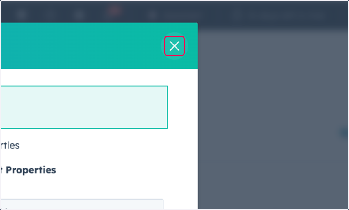 Click on Close