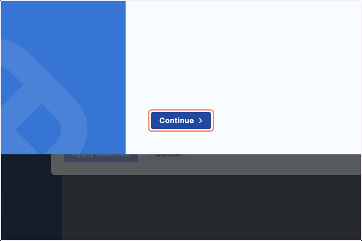 Click on Continue