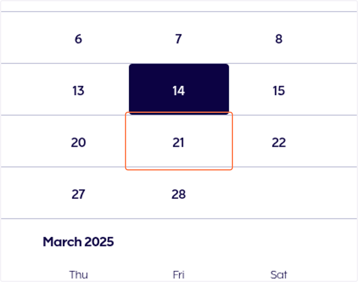 Click on 21