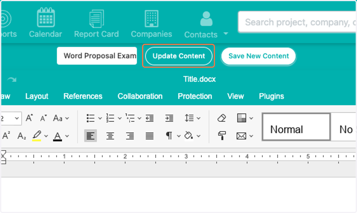 Scroll up. If you have admin access (or above) you will see these 2 buttons. Click "Update Content" to update just this piece of content across the board for any template that uses this piece of content.