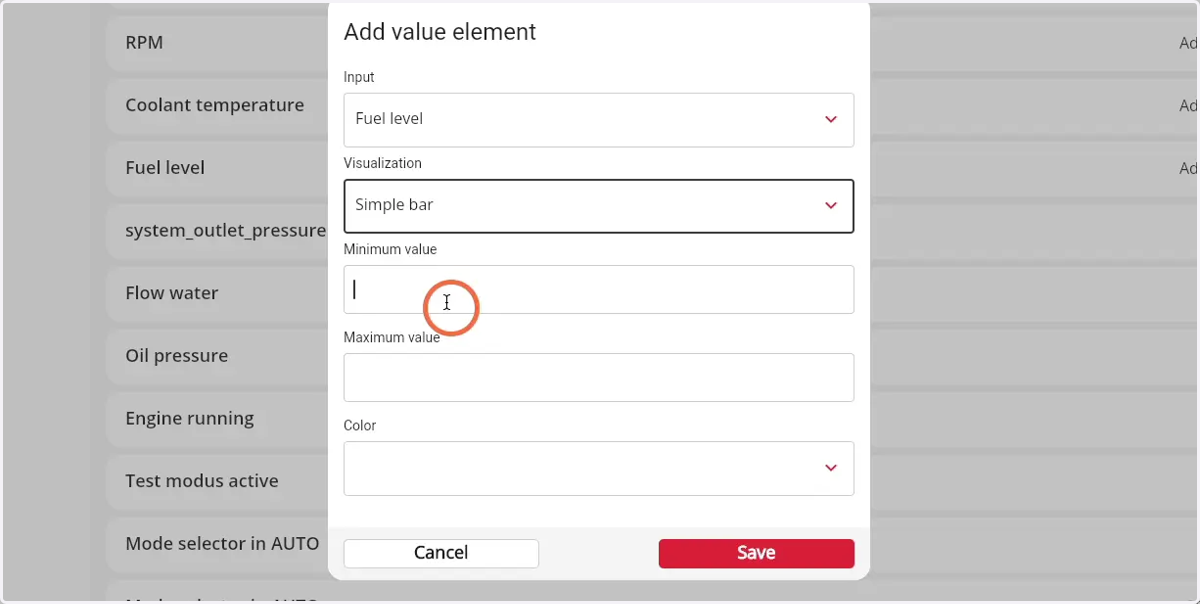 Enter the minimum value of the graph