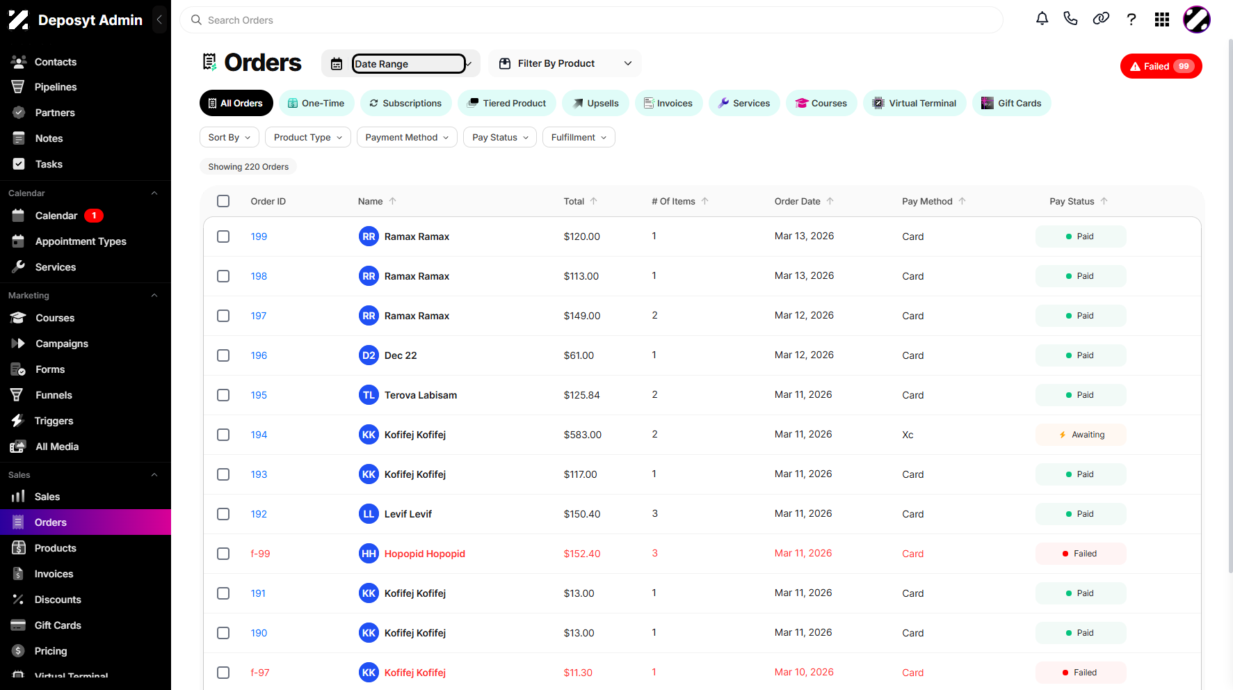 Step 3: Click on Date Range dropdown menu to proceed.