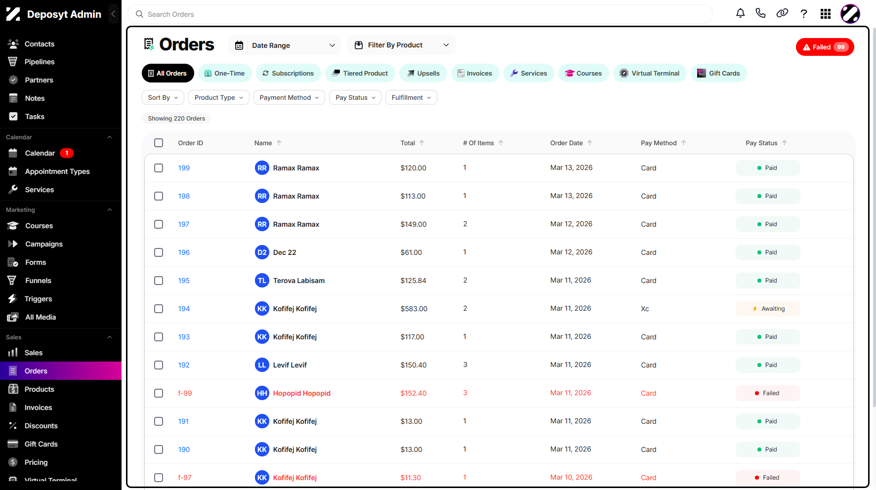 Step 2: You will then be taken to the All Media page.