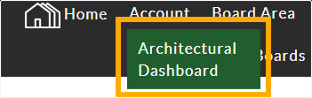 Access your Architectural dashboard