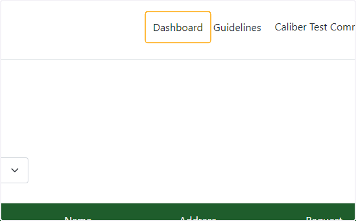 Once you log in, go to your dashboard