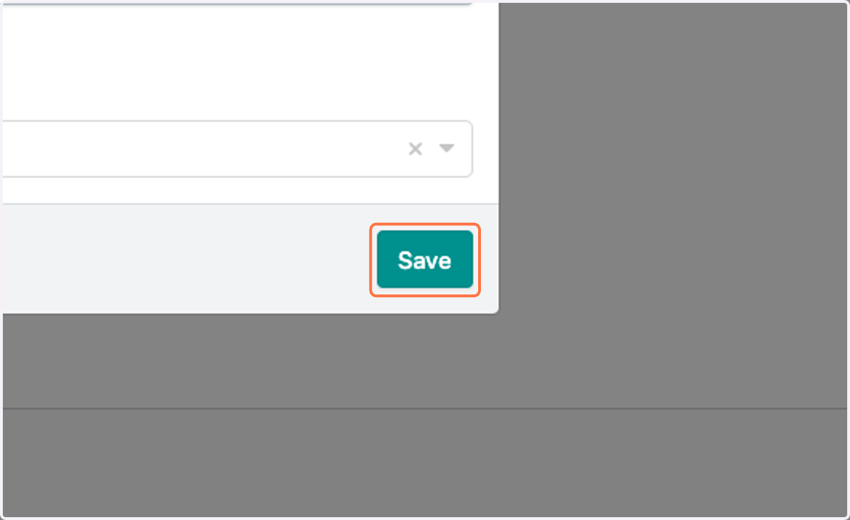 Click on Save