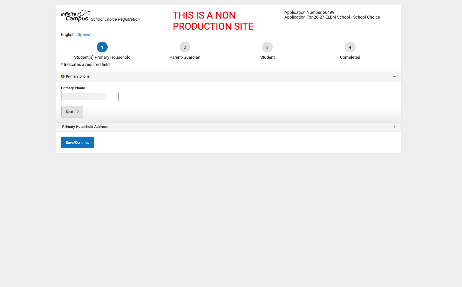 Click on Next