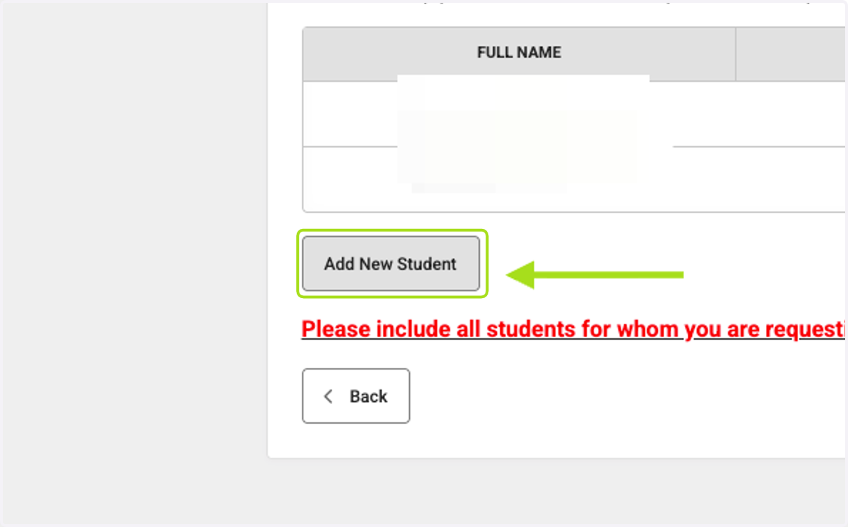 Click on Add New Student