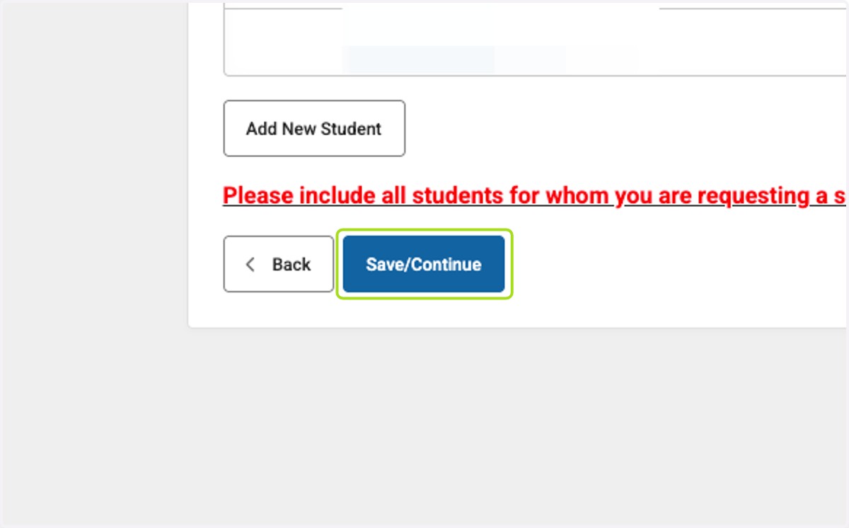 Click on Save/Continue