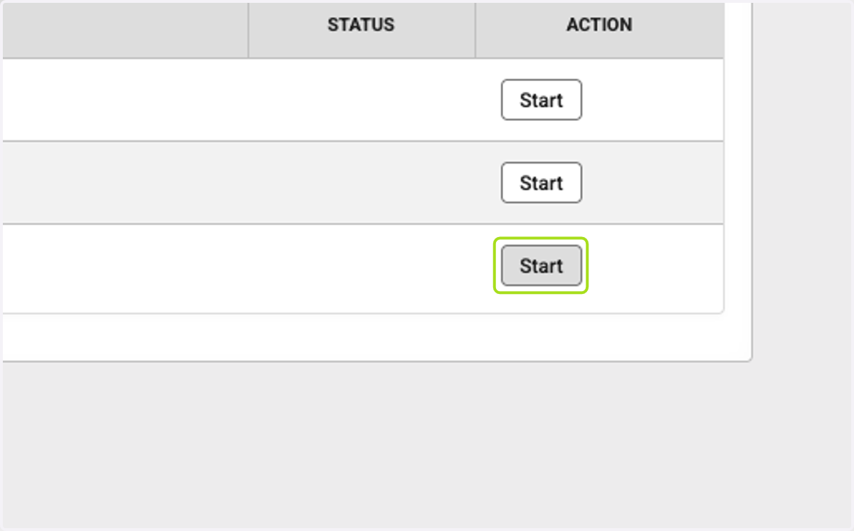 Click on Start